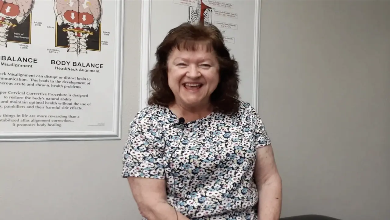 Intouch Chiropractic neck pain testimonial video thumbnail